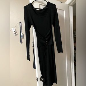 Corset long sleeve dress. Size L